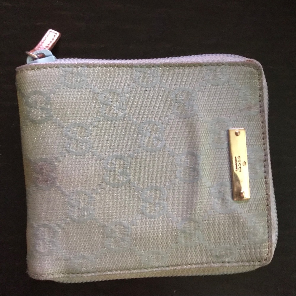 Blue Gucci Wallet